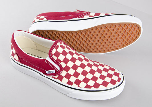 classic slip-on "rumba red''