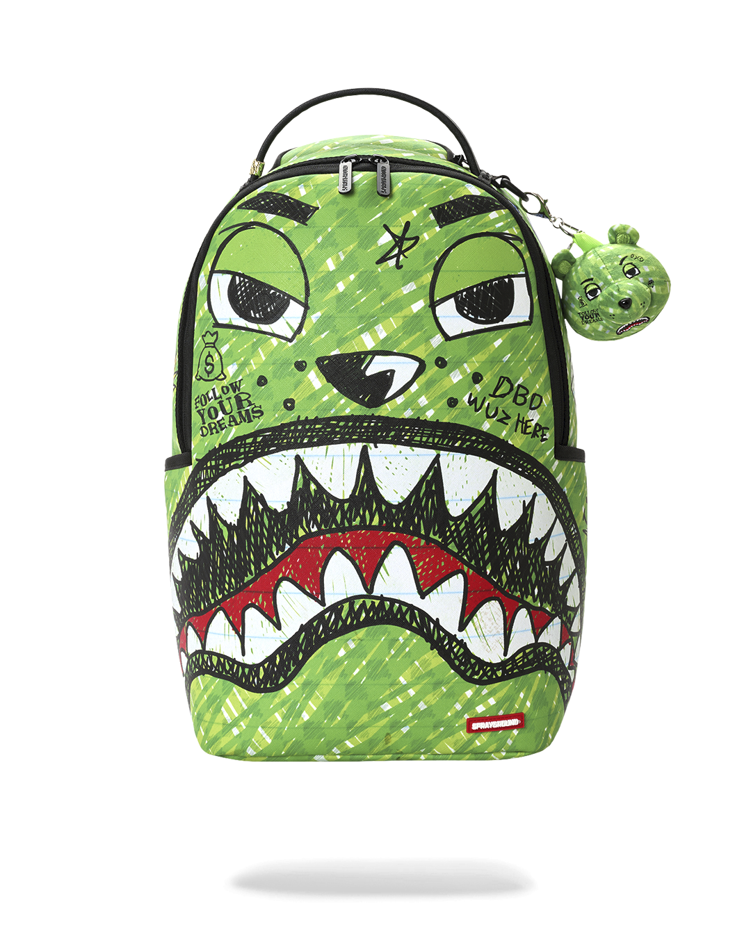 SPRAYGROUND MONEYBEAR CHOMP & KEYCHAIN BACKPACK