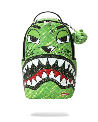 SPRAYGROUND MONEYBEAR CHOMP & KEYCHAIN BACKPACK