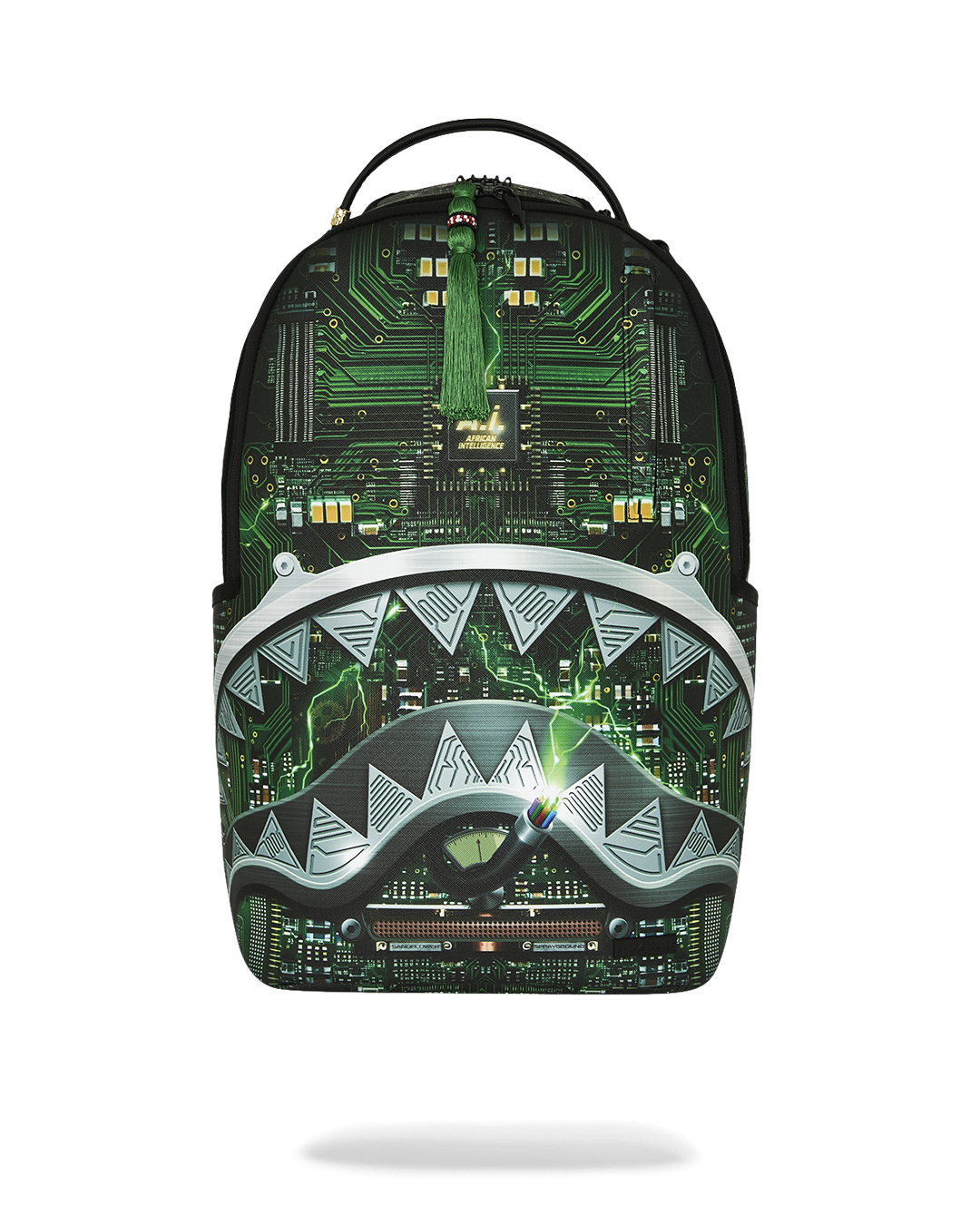 SPRAYGROUND A.I. AFRICAN INTELLIGENCE REWIRED & INSPIRED BACKPACK - SANDFLOWER COLLAB
