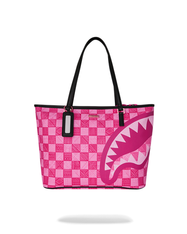 SPRAYGROUND A.I. AFRICAN INTELLIGENCE THE SUNSET RESET TOTE - SANDFLOWER COLLAB