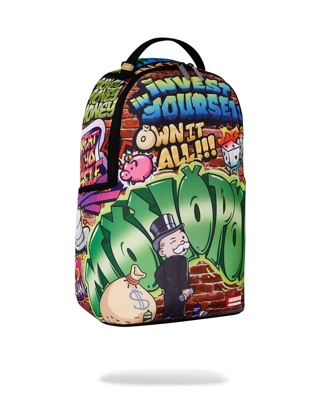 SPRAYGROUND Monopoly Man Graffiti Backpack DLXR