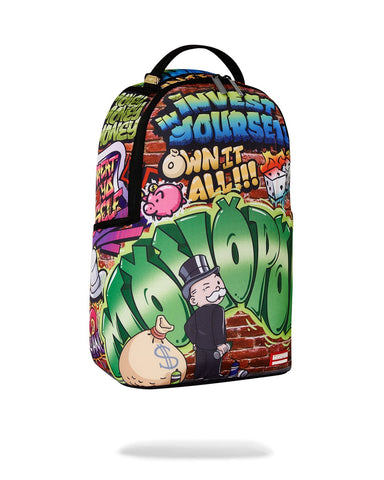SPRAYGROUND Monopoly Man Graffiti Backpack DLXR