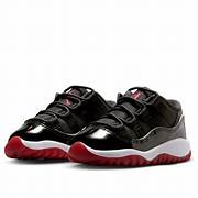 AIR JORDAN 11 RETRO LOW Boys – Black/Varsity Red-white